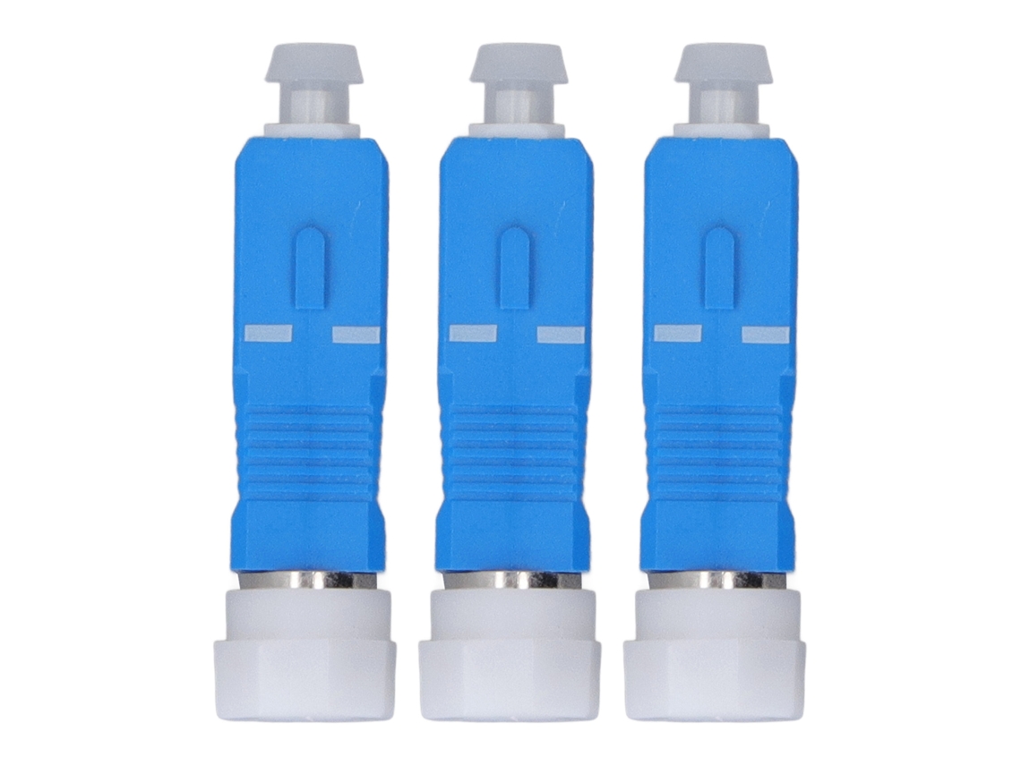 Conector de Fibra Óptica, SC Macho a FC Hembra, Modo Simples, para Medidor de Potência Óptica, 3 Peças