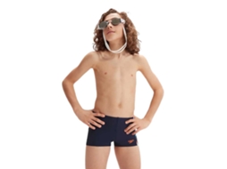 Boxer de Natação Allover Panel Azul 11-12 Years Rapazspeedo