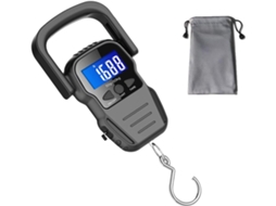Balança Digital De Viagem Com Bateria Recarregável, Balança Portátil Para Bagagem Suspensa Para Viajantes Frequentes, Capacidade Máxima De 50 Kg