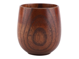 Caneca De Cerveja Retrô Madeira, Clássica E Natural Para Chá, Leite Suco. Aquaforge