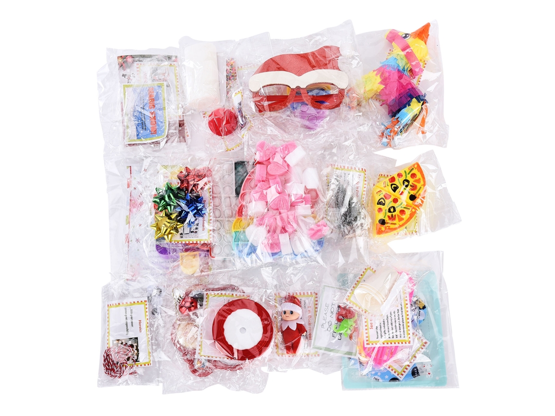 Conjunto de Presente para Contagem Regressiva de Natal com Elfo LAXISCREED