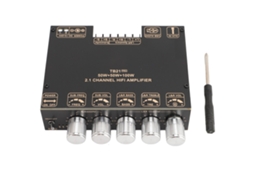 Aetheria placa Amplificadora Bluetooth 5.2 2.1 Canal 50wx2+100w Hifi com Aux Usb 12 24v