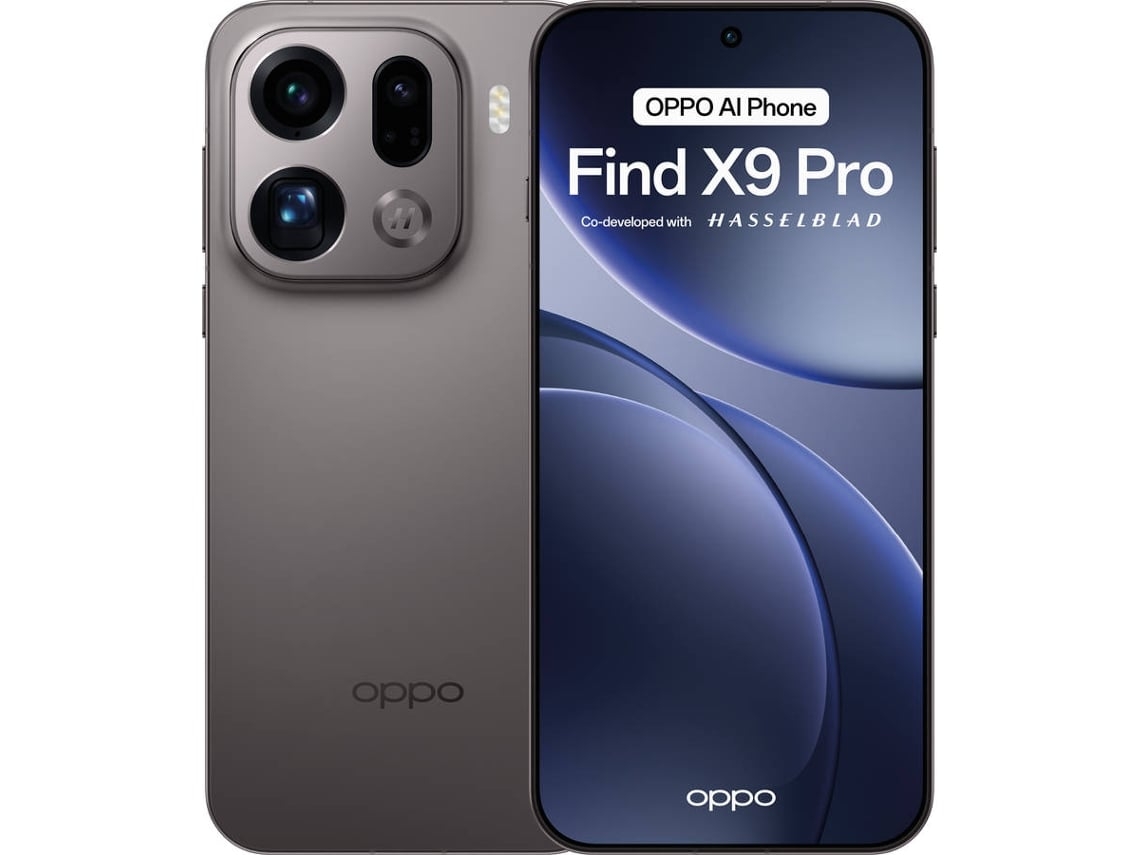 Smartphone OPPO Find X9 Pro (Outlet Grade B - 6,78'' - 16 GB - 512 GB - Cinza Titânio)