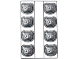 Forma Antiaderente Para Bolos Com 8 Cavidades, Formato De Panda Fofo, Ideal Para Decorar Bolos E Doc Gokoco