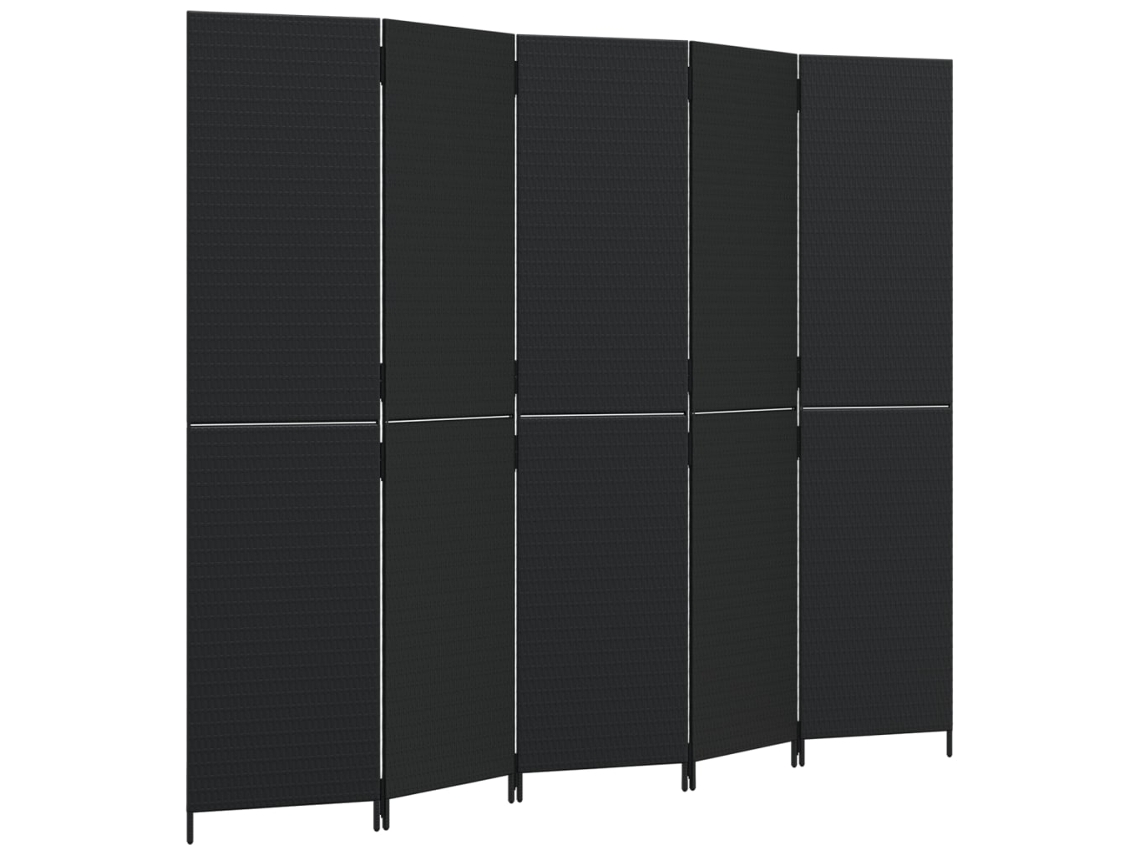 Room Divider, Room Dividers Vidaxl Preto Rattan / Vime (245 X 200 Cm)