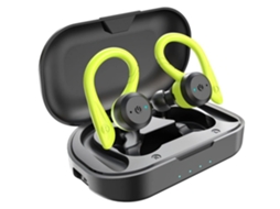 Auriculares Sem Fios Bluetooth 5.0 Som Estéreo Cancelamento De Ruído Microfone Para Chamadas Estojo De Carregamento Lurelia