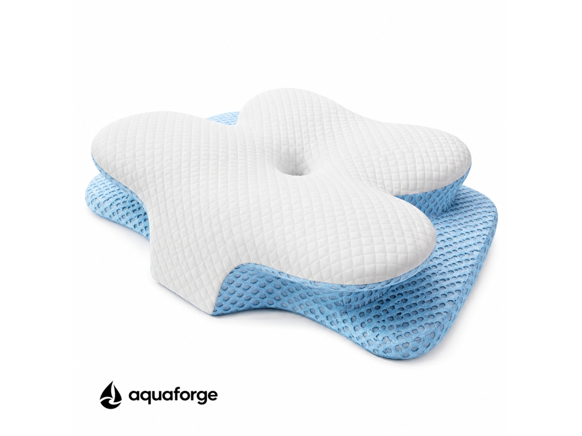 Almofada Cervical Ergonómica Espuma Viscoelástica Respirável
