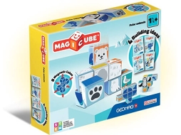 Blocos de Construção GEOMAG MagiCube Polar Animals (8 Peças)