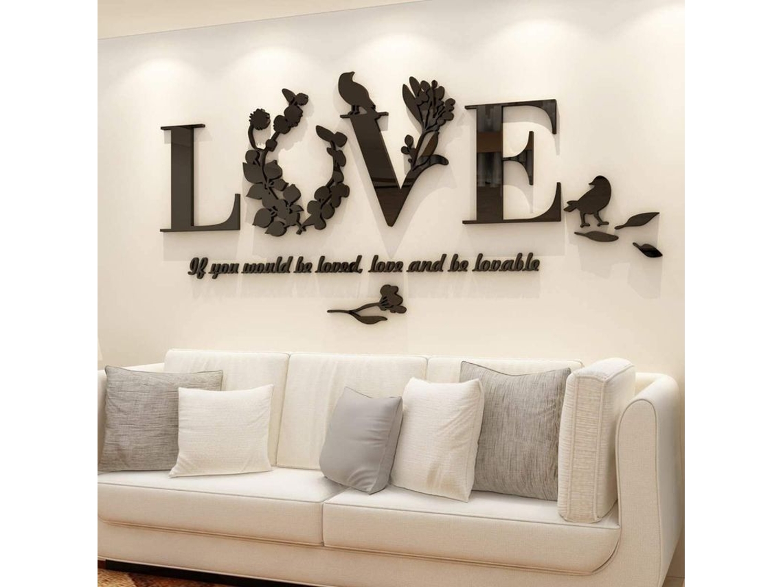Adesivos De Parede 3d Decoração Interior Casa Pegatinhas Arte Parede Quarto Sala De Estar Fundo Mural