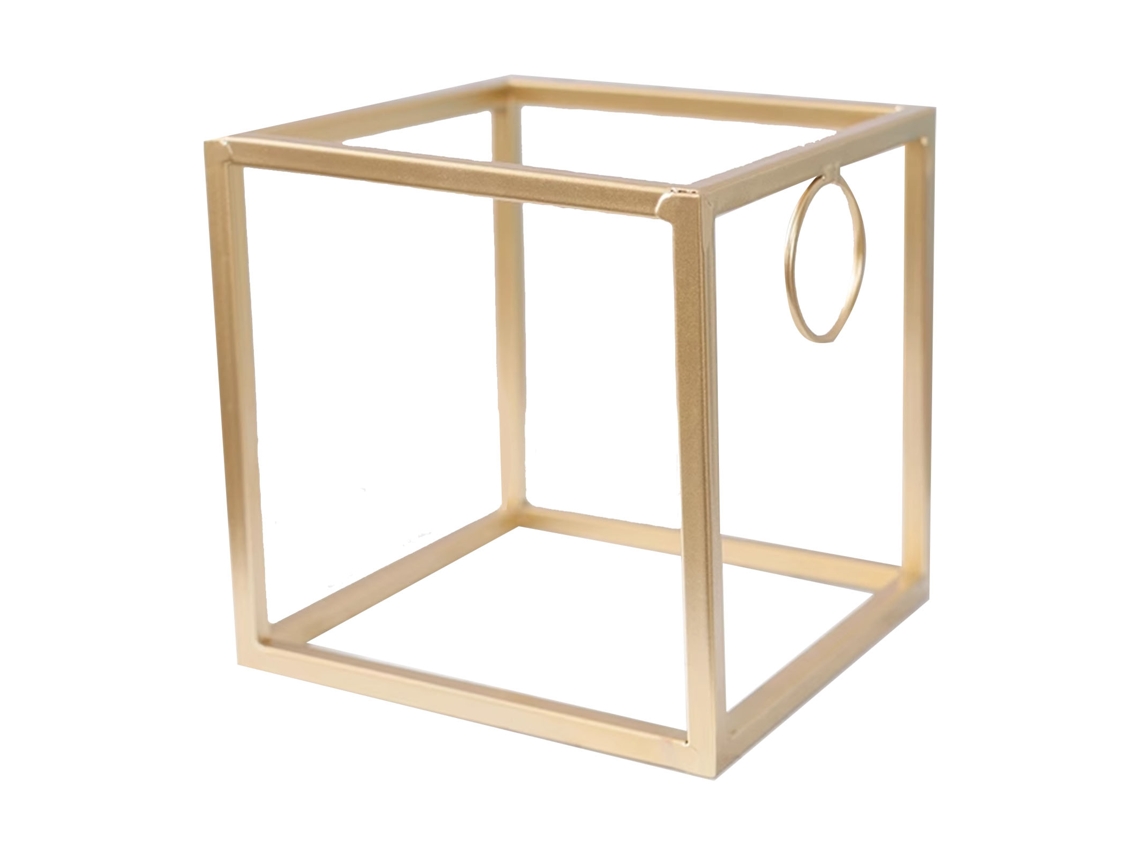 Estante de Vinho de Mesa com Design Geométrico | S/MARCA