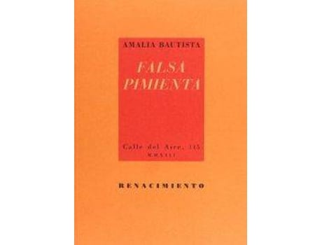 Livro Falsa Pimienta de Amalia Bautista (Espanhol)
