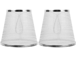 Conjunto De 2 Luminárias De Parede Redondas Com Cobertura De Tecido, Tema Festa, Estampa Moderna.