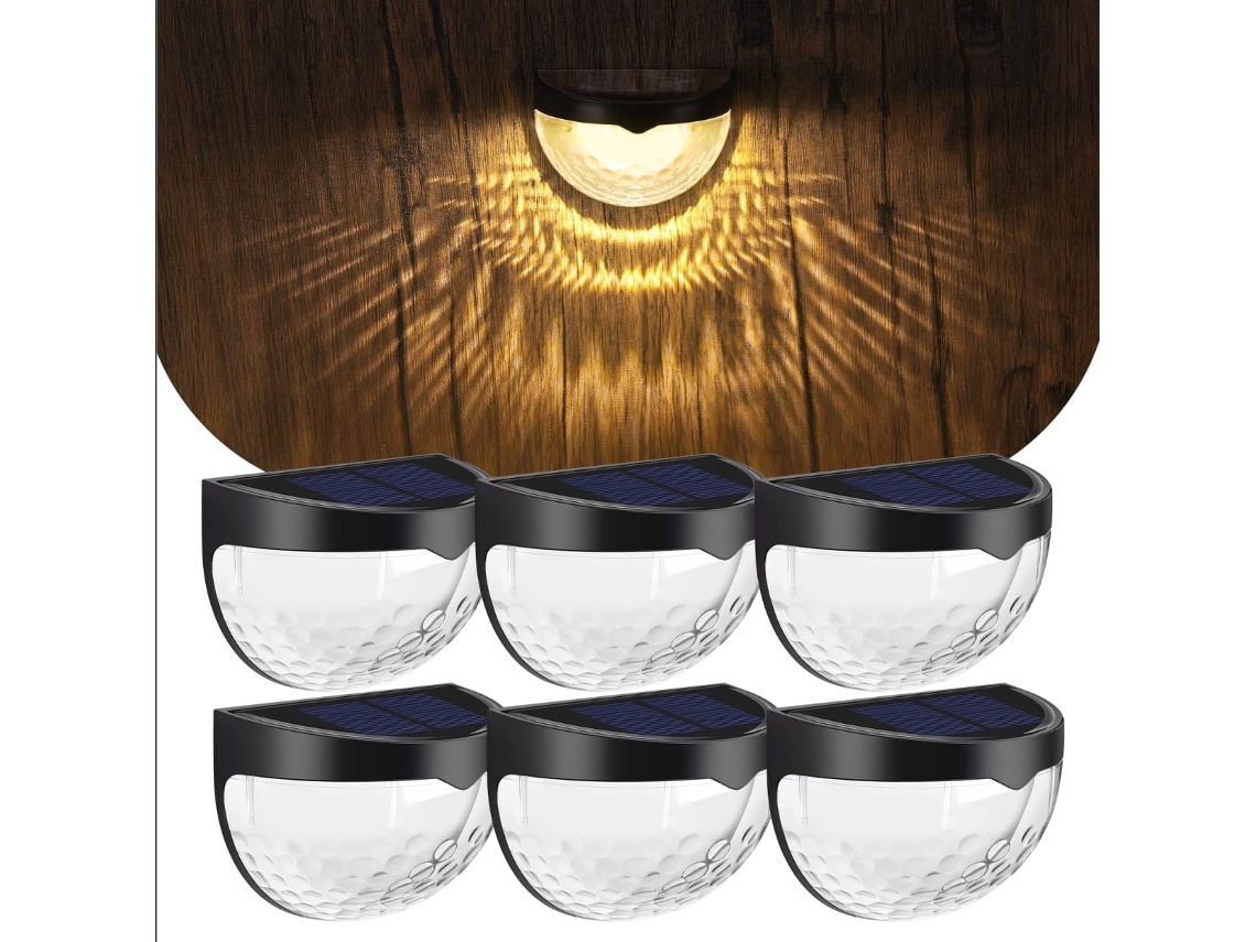 Kit de 4 Luzes Solares em formato de Cubo de Gelo AQUAFORGE