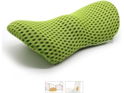 Lurelia Almofada Lombar Para Cadeira E Carro Ergonómico Respirável Memória Verde