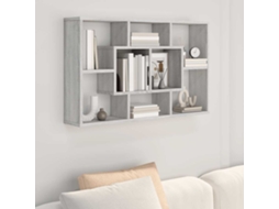 Vidaxl Estante 85x16x52,5 Cm Derivados De Madeira Cinzento Sonoma