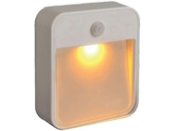 luz Noturna com Sensor de Movimento Sem Fio Ambar para Dormir Bateria Branca 1 Unidade S/MARCA