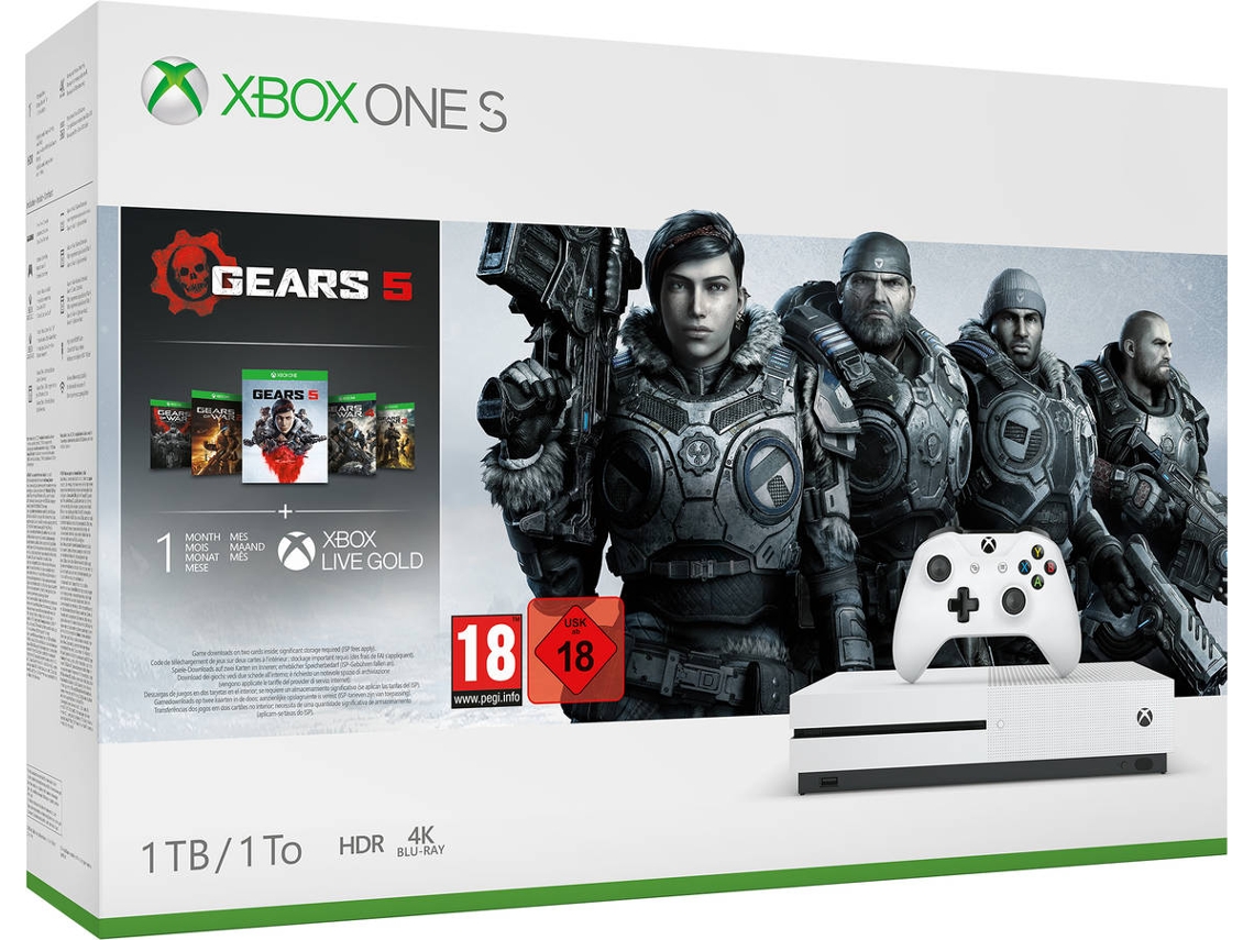 Consola Xbox One S Gears of War 5 (1 TB)