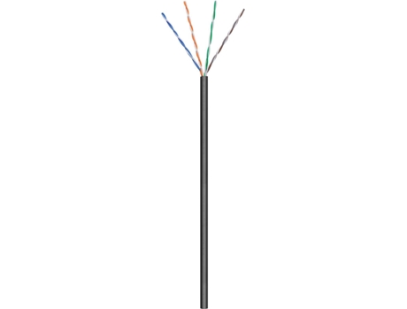 Cabo de Rede GOOBAY (RJ45 - 100 m - Preto)
