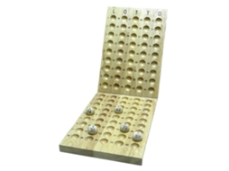 Tabuleiro De Controle De Loteria Hot Games Em Madeira Para 90 Bolas De 20 Mm.