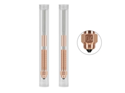 2 Peças De Bico De Cobre E Aço De 0.4mm Para Impressora 3d Creality K1c K1 Max Ender 3 V3 V3 Plus