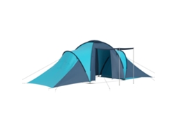 Tenda De Campismo 6 Pessoas Vidaxl Azul E Azul-claro