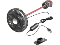 Ventilador para carro com 3 velocidades ajustáveis