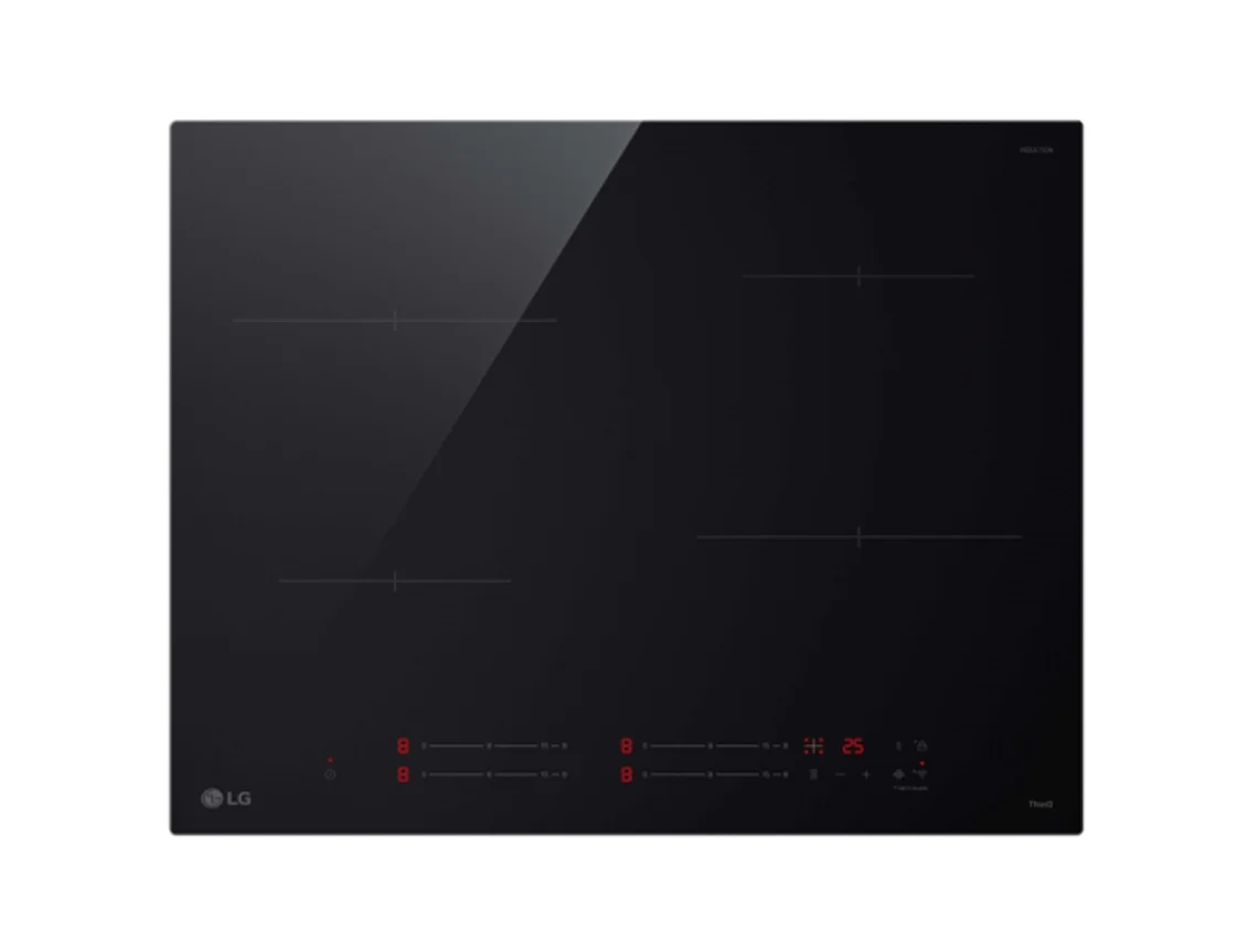 Placa de Indução LG CI5Z2423BN (Elétrica - 59 cm - Preto)