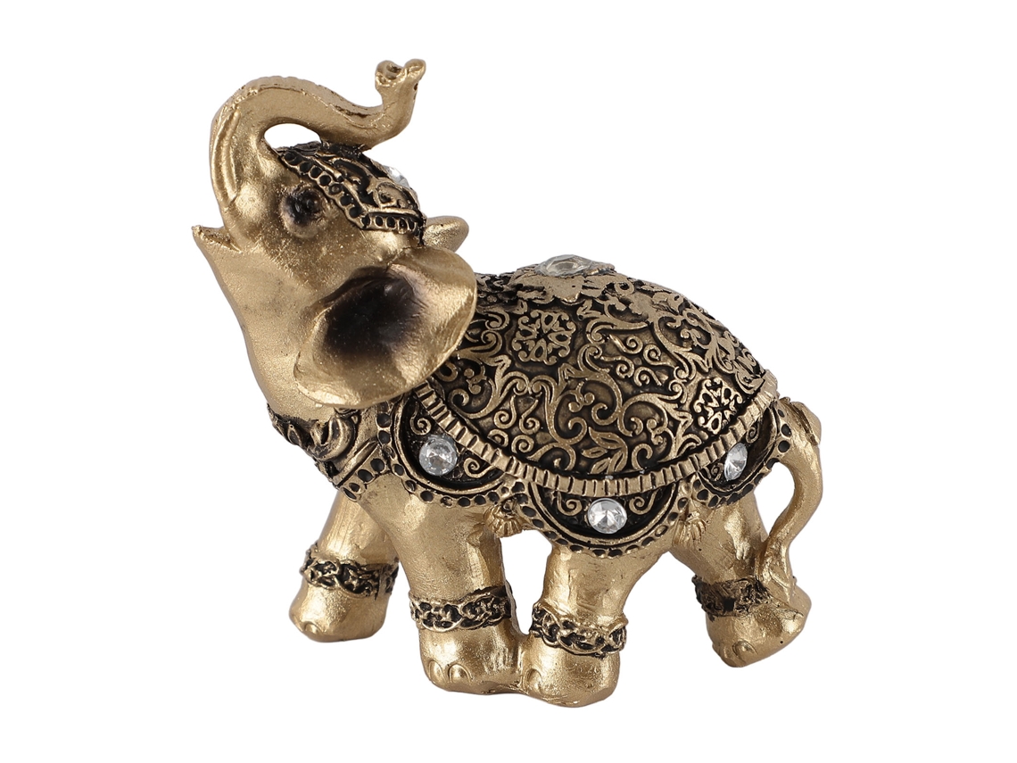 Estátua De Elefante De Ouro Com Energia De Sorte E Riqueza Da Laxiscreed