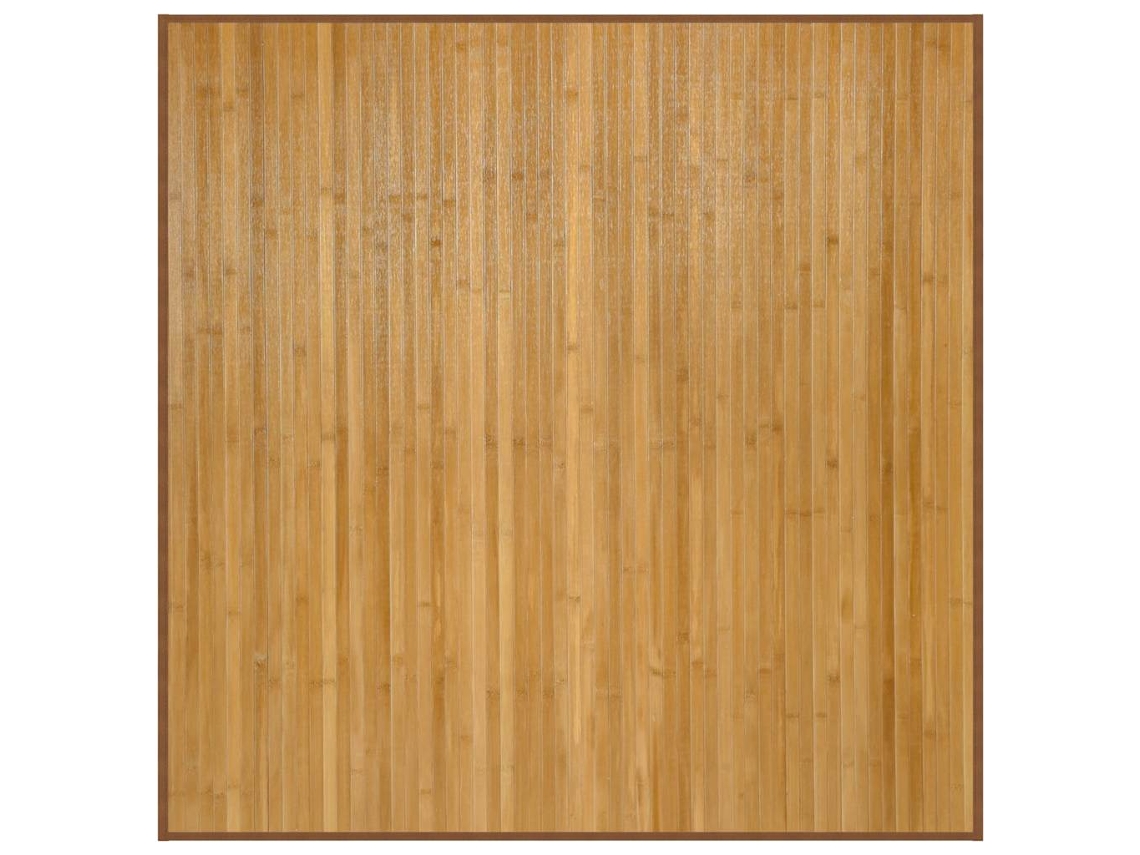 Rug, Rugs Vidaxl Marrom Bambu (100 X 100 Cm)