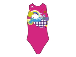 Fato de banho para Mulher TURBO Rainbow Rosa para Natação (S)