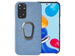 Capa De Celular Xiaomi Redmi Note 11 4g Global Com Suporte De Anel E Design Em Favo De Mel Em Pu.