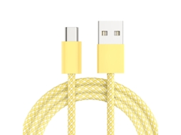 Cabo De Carregamento Usb Chrui Para Tipo-c, Compatível Com Dispositivos De Interface Tipo-c, 3 M (amarelo)