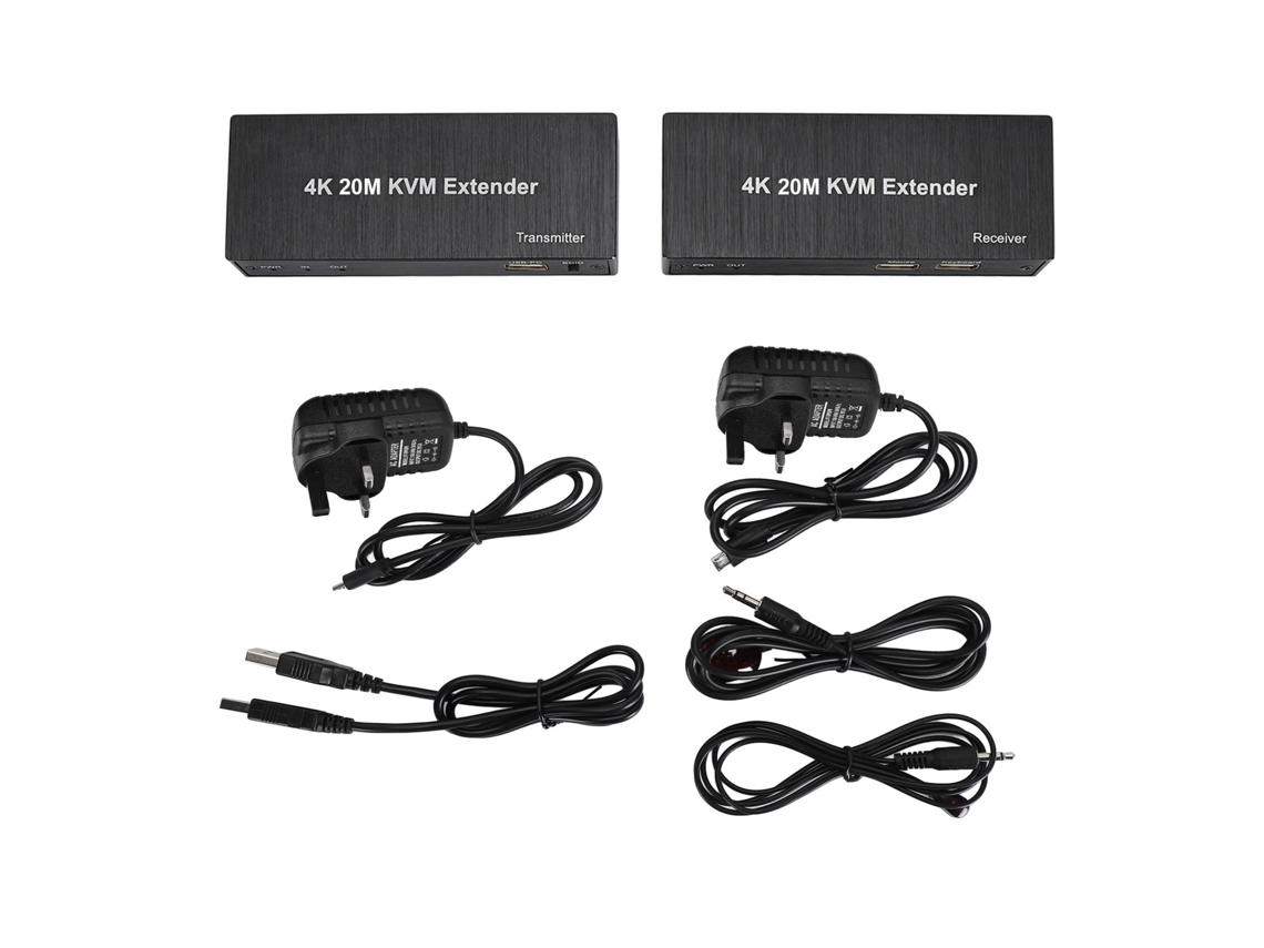 Extensor Kvm EOOCOO (transmissão Hd 4k Conexão de Dispositivo Usb)