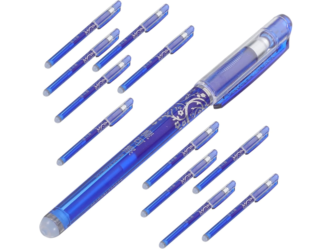Conjunto De 12 Canetas Esferográficas Apagáveis Happyyami 0,5 Mm Com