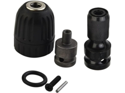 Cabeçote De Para Com Mandril Sem Chave 0,8 A 10 Mm E 1/2 Polegada 1/4 Encaixe Quadrado
