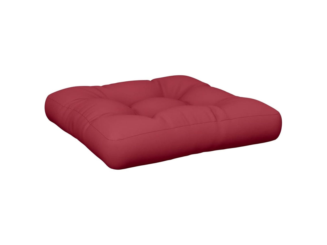 Pallet Cushion, Pallet Cushions Vidaxl Vermelho Tecido (60 X 60 X 12 Cm)