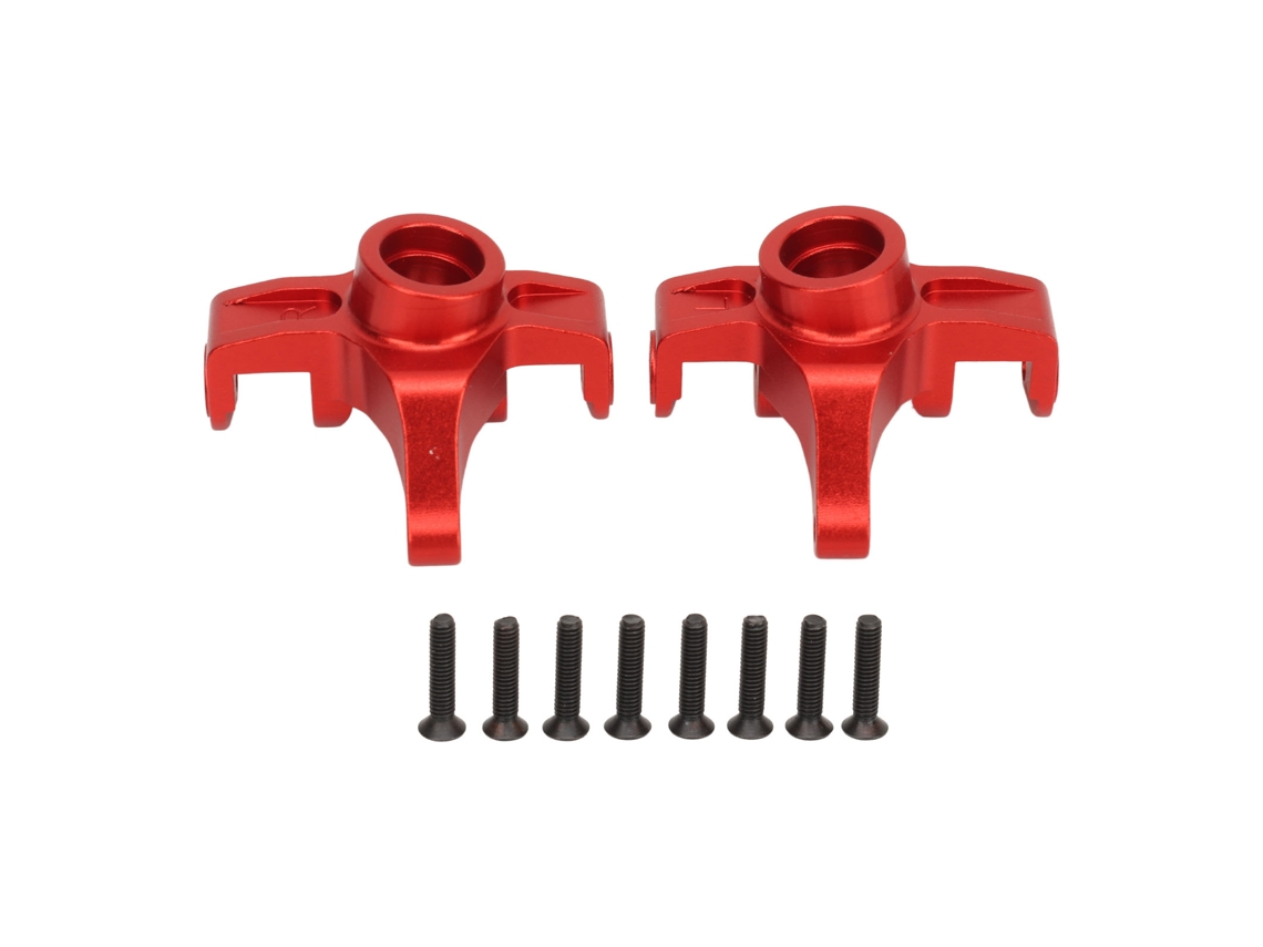 Copa De Dirección Rc De Aluminio Para Mjx 1/14 14210 1/16 16208 Accesorio De Repuesto Rojo 1 Par