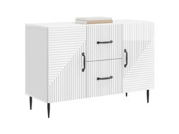 Buffet Branco Brilhante 89x34,5x60 Cm Derivados de Madeira MAISON EXCLUSIVE