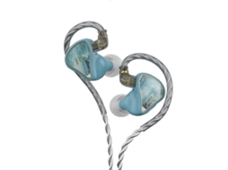Fones de ouvido com fio Hengrongshen HiFi CVJ Hybrid Technology para música sem microfone