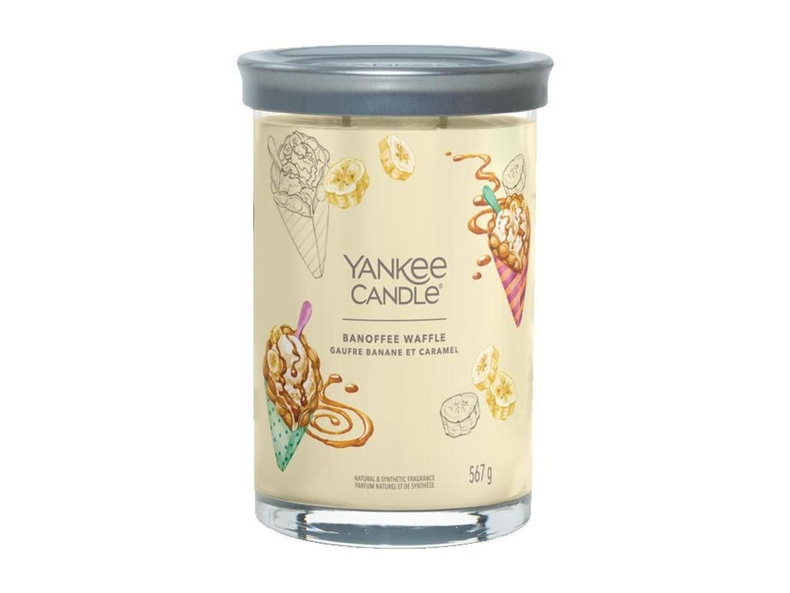 Vela Perfumada Yankee Candle Grande Tumbler Banoffee Waffle Cera De Soja 567g