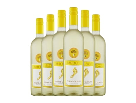 Vinho branco BAREFOOT Pinot Cinza La Mancha (0.75 L - 6 Unidades)