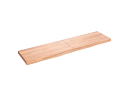 Bathroom Countertop, Bathroom Countertops Vidaxl Marrom Madeira De Carvalho (120 X 30 X 4 Cm)