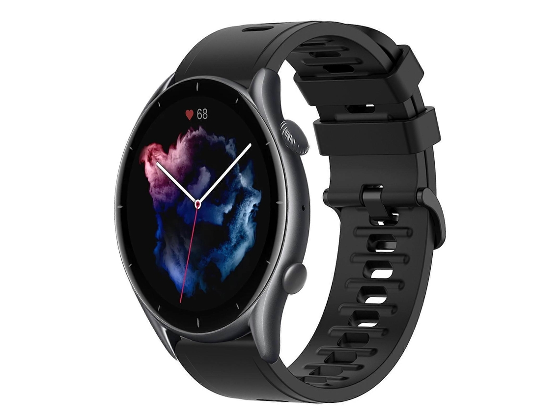 Pulseira De Silicone Macio De Cor Sólida De 22 Mm Para Amazfit Gtr 3 Pro