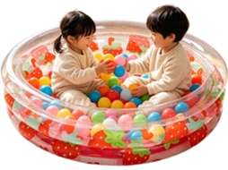 Piscina Inflável Infantil Piscina Redonda e Fofa, Feita de Plástico Pvc,, Pequena, para Uso Externo, Praia, Lago, CHABERLU
