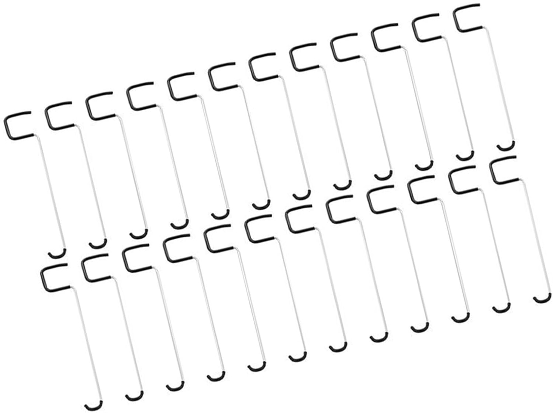 Pacote Com 24 Prendedores De Arame Flexíveis De 17, 8 Cm (7 Polegadas) Com Revestimento Protetor.