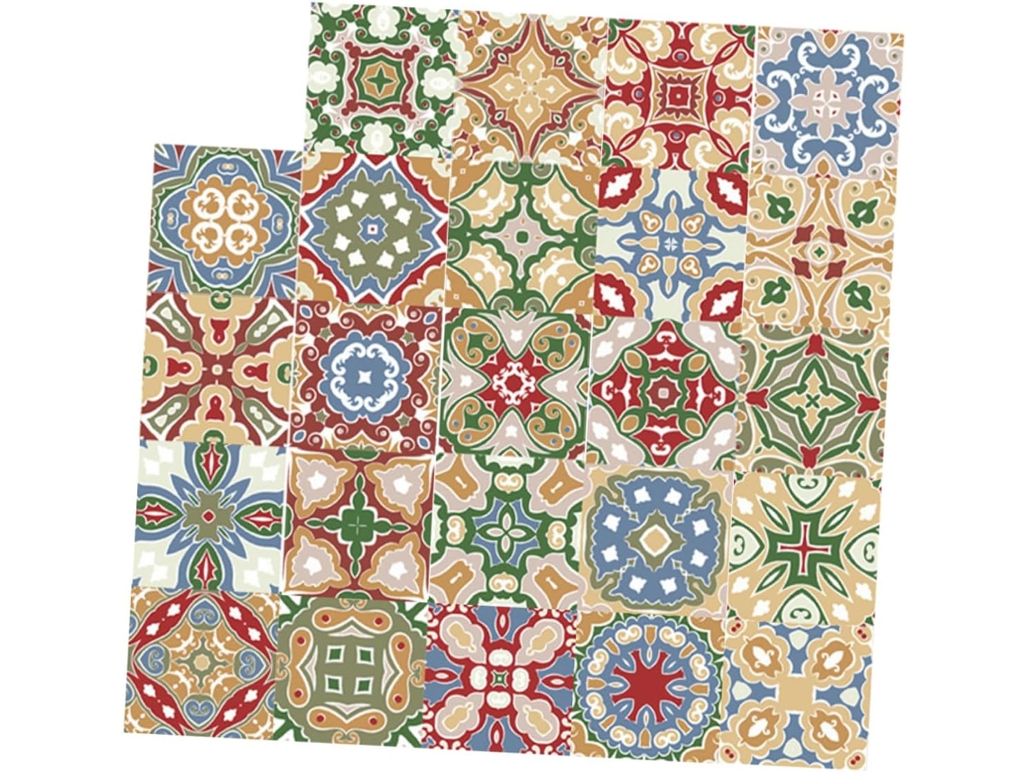 Conjunto De 24 Adesivos De Azulejo Removíveis Para Paredes De Cozinha.