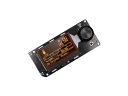 Placa De Controle De Display Gráfico Inteligente Lcd Mini 12864 Com Adaptador Médio Aquaforge