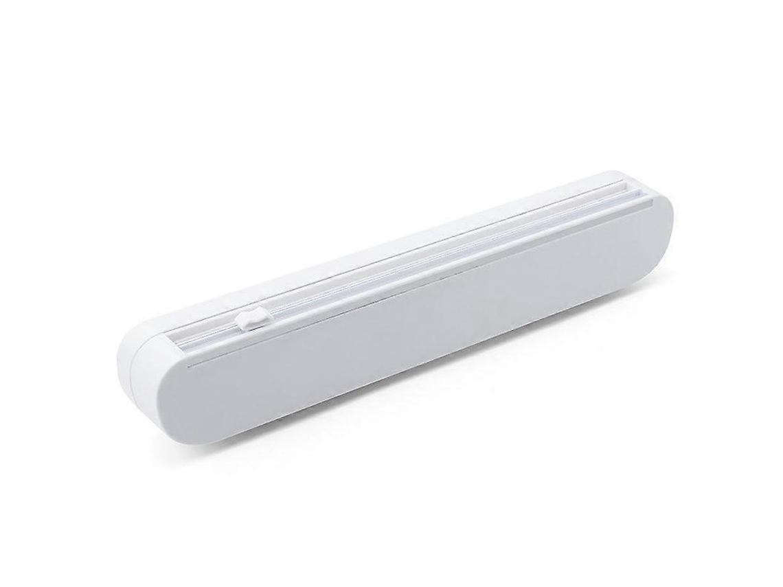 Dispensador de Filme Transparente e Papel de Alumínio com Lâmina, Cortador Prático para Cozinhas, Restaurantes e Cafeterias