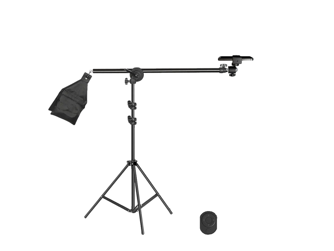 Tripé Para Telefone, Altura Ajustável, Compatível Com Softboxes, B