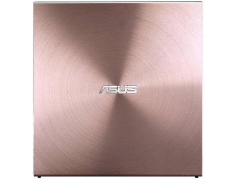 Drive Ótica Externa ASUS (SDRW-08U5S-U) Rosa — M-DISC | USB 2.0 | Ultra-Slim | 8X